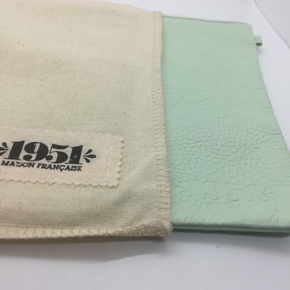 1951 Maison Francaise Green Clutch Purse fr PARIS - Picture 5 of 8